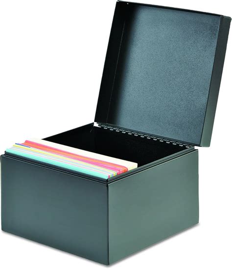 5x8 metal index card box|5x8 index card file.